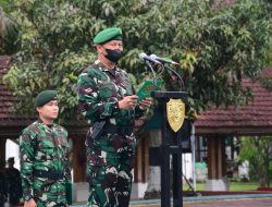 Kasdam III/Slw Brigjen TNI Widjanarko Pimpin Upacara Bendera 17-an