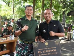 Pangdam III/Slw Apresiasi Tim Juara Piala Kasad Liga Santri, Berikan Piagam Penghargaan & Uang Tabungan Pendidikan