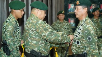 Pangdivif 2 Kostrad Pimpin Acara Serah Terima Jabatan Kepala Staf Divisi Infanteri 2 Kostrad TA 2022