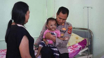 Aksi Cepat Kapolres Banjar, Selamatkan Anak Korban Laka Lantas