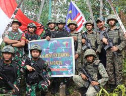 Tim Dispenad Kunjungi Pos Makotis Satgas Pamtas RI-MLY Yonif 645/GTY Entikong