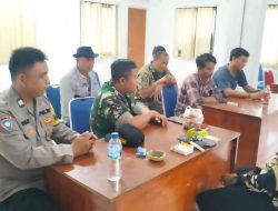 Bhabinmas Hadiri Rapat Pengumpulan Donasi bagi Warga Cianjur di Telukjambe Timur