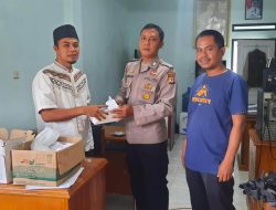 Kumpulkan Bantuan, Bhabinkamtibmas Desa Cikondang Galang Dana Untuk Korban Gempa Cianjur