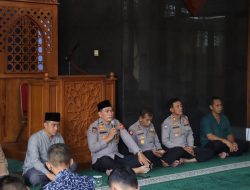 Polres Ciamis Laksanakan Giat Rutin Yakni Pembinaan Binrohtal, Di Mesjid Al- Hidayah