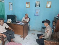 Anggota Polsek Salawu, Terus Berikan Arahan dan Himbauan Pada warga Dalam Giatnua