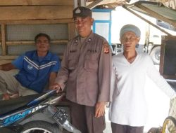 Bhabinkamtibmas Desa Sukarame, Ajak Warganya Jaga Kamtibmas Yang Dimulai Dari Lingkugan Keluarga