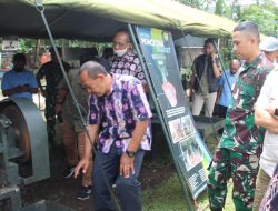 Dandim 0612/Tasikmalaya didampingi unsur forkopimda Kota Dan kabupaten Tasikmalaya laksanakan Giat Peninjauan Launcing Mesin Pengolah Sampah Inovasi Kodam III/Slw di Lembang Bandung
