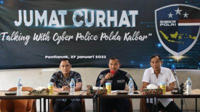 Gelar Jum’at Curhat, Polda Kalbar Bahas Cyber Crime dan Minta Pengguna Sosmed Lebih Bijak