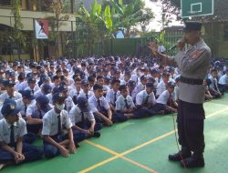 Kanit Binmas Polsek Cibeureum Sambangi SMPN 11 Kota Tasikmalaya, Berikan Binluh Kamtibmas