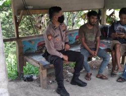 Kanit Binmas Polsek Kadipaten, Sampaikan Himbauan Kamtibmas Kepada Tim Ganjel Tanjakan Gentong