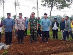 Kanit Samapta Polsek Manonjaya, Hadiri Peletakan Batu Pertama Pembangunan Masjid Al Qoyyimah Perim Lingga Buana