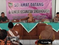 Kapolsek Ciamis Hadiri Rapat Kordinasi Tingkat Muspika Kecamatan Sindangkasih Ciamis