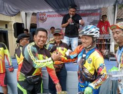Kapolsek Ciawi Buka Sepeda Santai Harlah PGCC, Dihadiri Ratusan Peserta
