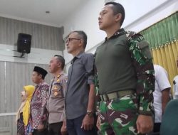 Kapolsek Singaparna Hadiri Dalam Giat Penetapan Dan Penanda Tanganan Pakta Integritas Anggota PPK Sewilayah Kabupaten Tasikmalaya