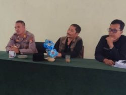 Kapolsek Singaparna Hadiri Kegiatan Rapat PPK Tingkat Kecamatan Mangunreja