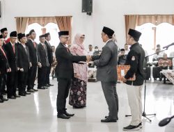 Pelantikan PPK se-Kabupaten Ciamis, Wabup Yana Harapkan Pemilu Berjalan Sesuai Regulasi yang Berlaku