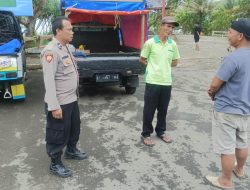 Persomil Polsek Bojonggambir Giat Sambang Silaturahmi dengan Kepala Desa Mangkonjaya Dedi Mulyadi dan Perangkat Desa