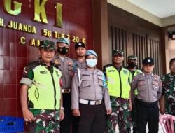 Personil Pos Pam Terpadu Polres Ciamis Laksanakan Patroli ke Sejumlah Objek Vital Dikawasan Kota Ciamis