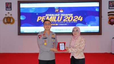 Polres Sintang Gelar Sosialisasi Persiapan Hadapi Pemilu 2024