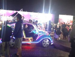 Satgas Pre Emtif Ops Lilin Lodaya 2022 Polres Ciamis Laksanakan Patroli Jalan Kaki Dipusat Kota Ciamis