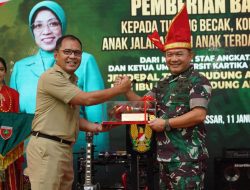 Tingkatkan Kesejahteraan Prajurit, Kasad Serahkan 20 Unit Rumdis ke Kodim 1414/Tator