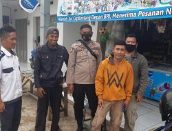 Warga Desa Jayapura Disambangi Kanit Samapta Polsek Cigalontang Guna Sampaikan Arahan