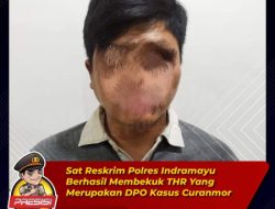 Satreskrim Polres Indramayu Berhasil Membekuk THR Yang Merupakan DPO Kasus Curanmor