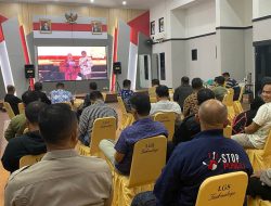 Dan Ramil Koramil Singaparna Bersama Kapolres Tasikmalaya Nonton Bareng Gelar Budaya Pagelaran Wayang Kulit Dengan Lakon Wahyu Makutharama Secara Virtual