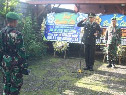 Dandim 0612/Tasikmalaya Pimpin Upacara Pemakaman Secara Militer Almarhum Kolonel Inf (Purn) Agus Suyoko