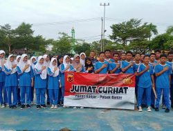 Jum’at Curhat Polsek Banjar Polres Banjar Bersama Siswa-Siswi Mtsn 1 Banjar