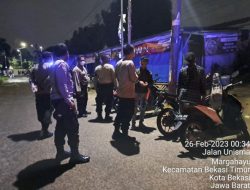 Kapolsek Bekasi Timur pimpin Operasi Kejahatan Jalanan mencegah & mengantisipasi kejadian tawuran, kejahatan jalanan, 3 C (Curat, Curas dan Curanmor)