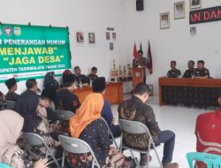 Kapolsek Gunungtanjung Menghadiri Kegiatan Penyuluhan dan Penerangan Hukum, Jaksa Menjawab Program Desa