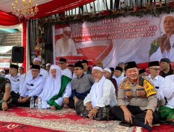 Kodim 0612/Tasikmalaya Korem 062 Tarumanegara , Dandim menghadiri Kegiatan Haol Tuan Syekh Haji Abdul Muhyi Safarwadi Desa Pamijahan Kecamatan Bantarkalong Kabupaten Tasikmalaya