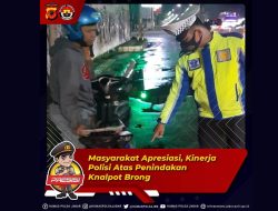 Masyarakat Apresiasi, Kinerja Polisi Atas Penindakan Knalpot Brong
