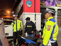 Minggu Dinihari Sebanyak 48 Sepeda Motor Knalpot Bising, Diamankan Jajaran Polres Tasikmalaya Kota