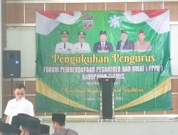 Pengurus FPPU Resmi Dikukuhkan, Bupati Ciamis Sampaikan Ponpes Harus Mampu Membina Pemberdayaan Para Santri