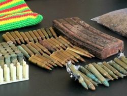 Polda Papua Berhasil Tangkap Warga Negara Papua Nugini atas Kepemilikan Ratusan Amunisi dan Ganja