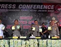 Polres Metro Jakarta Barat Berhasil Gagalkan Peredaran Sabu Jaringan internasional Seberat 277 Kg