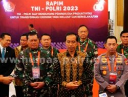 Rapim TNI-Polri, Presiden Jokowi : Jaga Kondusifitas di Tahun Politik