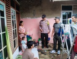 TNI-Polri di Kecamatan Kawalu, Olah Raga Bersama Sambil Bagikan Makanan Tambahan Untuk Anak Stunting