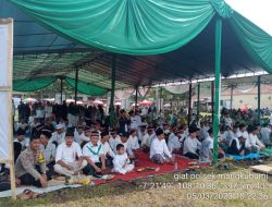 Bhabinkamtibmas Kelurahan Karikil Hadiri Kegiatan Tasyakur dan Doa Bersama Satu Abad NU.