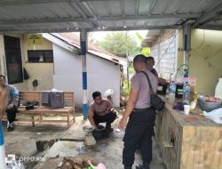 Bhabinkamtibmas Latihan Pembuatan Pupuk Organik Ramah Lingkungan