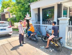 Kapolsek Sukarame, Ingatkan Kewaspadaan Harus Terus Dijaga, Dengan Bergilir Siskamling Ronda Malam.