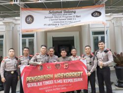 Kasat Binmas Polres Majalengka Bersama Mahasiswa STIK Silaturahmi Dengan Tokoh Agama