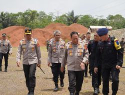 Kunjungan Kerja Kapolda Jabar Didampingi Kapolres Tasik Kota Tinjau Pembangunan Mako Batalyon D Sat Brimob Polda Jabar