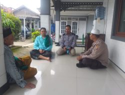 Kunjungi Tokoh Agama, Kanit Binmas Polsek Cisayong Ajak Aktifkan Siskamling