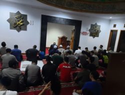 Meraih Berkah Ramadhan, Polres Banjar Gelar Sholat Tarawih di Masji At-Taubah Polres Banjar