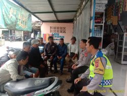 Ojek Pangkalan Pasar Gegernoong Siap Jaga Kamtibmas, Saat Jumat Curhat Dengan Kapolsek Tamansari