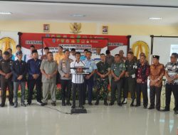 Penandatanganan dan Pembacaan Deklarasi Penyelengara dan Peserta Pemilu 2024 yang Aman dan Kondusif di Kota Banjar