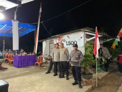 Penilaian Siskamling di Kota Banjar oleh Polres Banjar Pada Malam Hari